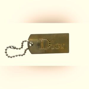 Dior Sparkling Gold and Silver Lipstick Duo Keychain